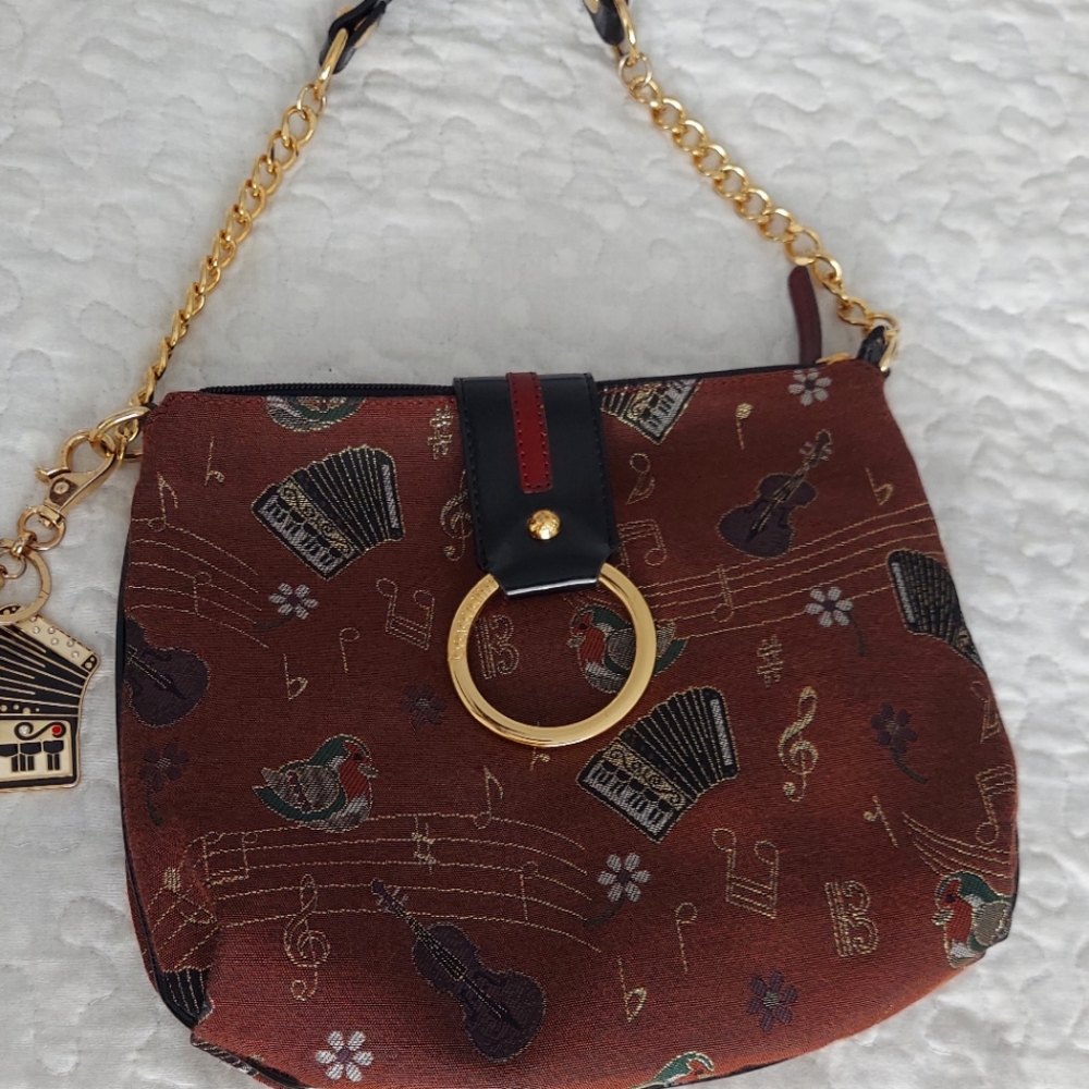 Braccialini Musical Theme Handbag - 2 Removable Straps